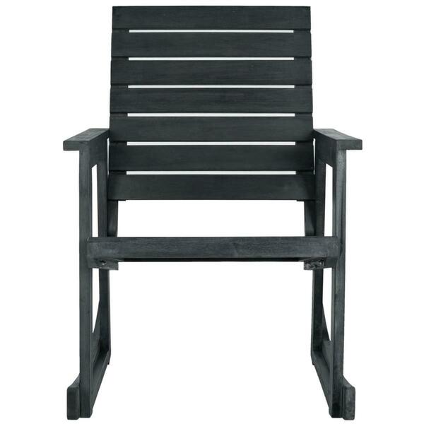 Safavieh Alexei Rocking Chair, Dark Slate Gray FOX6702K